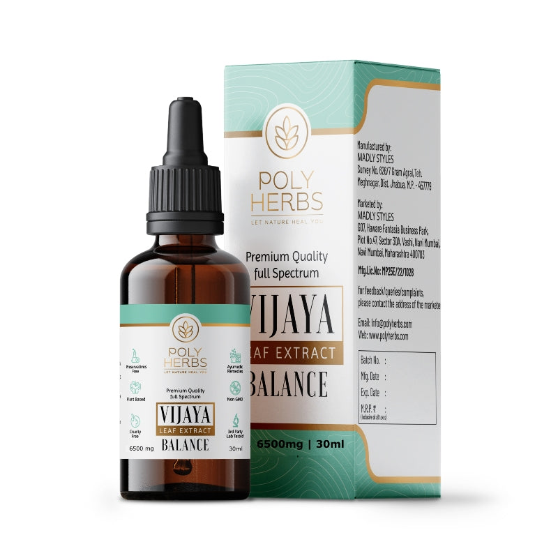 CBD Oil: Balance Vijaya Extract - Wellness & Cognitive | Polyherbs