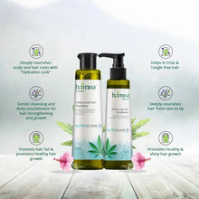 Load image into Gallery viewer, Hampa Wellness Shampoo + Conditioner: A bundle of Hampa Wellness Shampoo and Conditioner, possibly arranged in an attractive box for a complete hair care solution, offered at CBD Shop of India online store.
