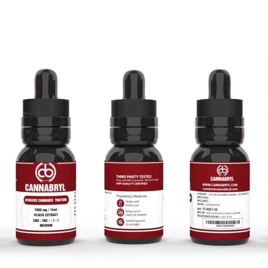 Cannabryl - 1000 mg - 1:1 - PremiumIndogenixCBD Shop of India™