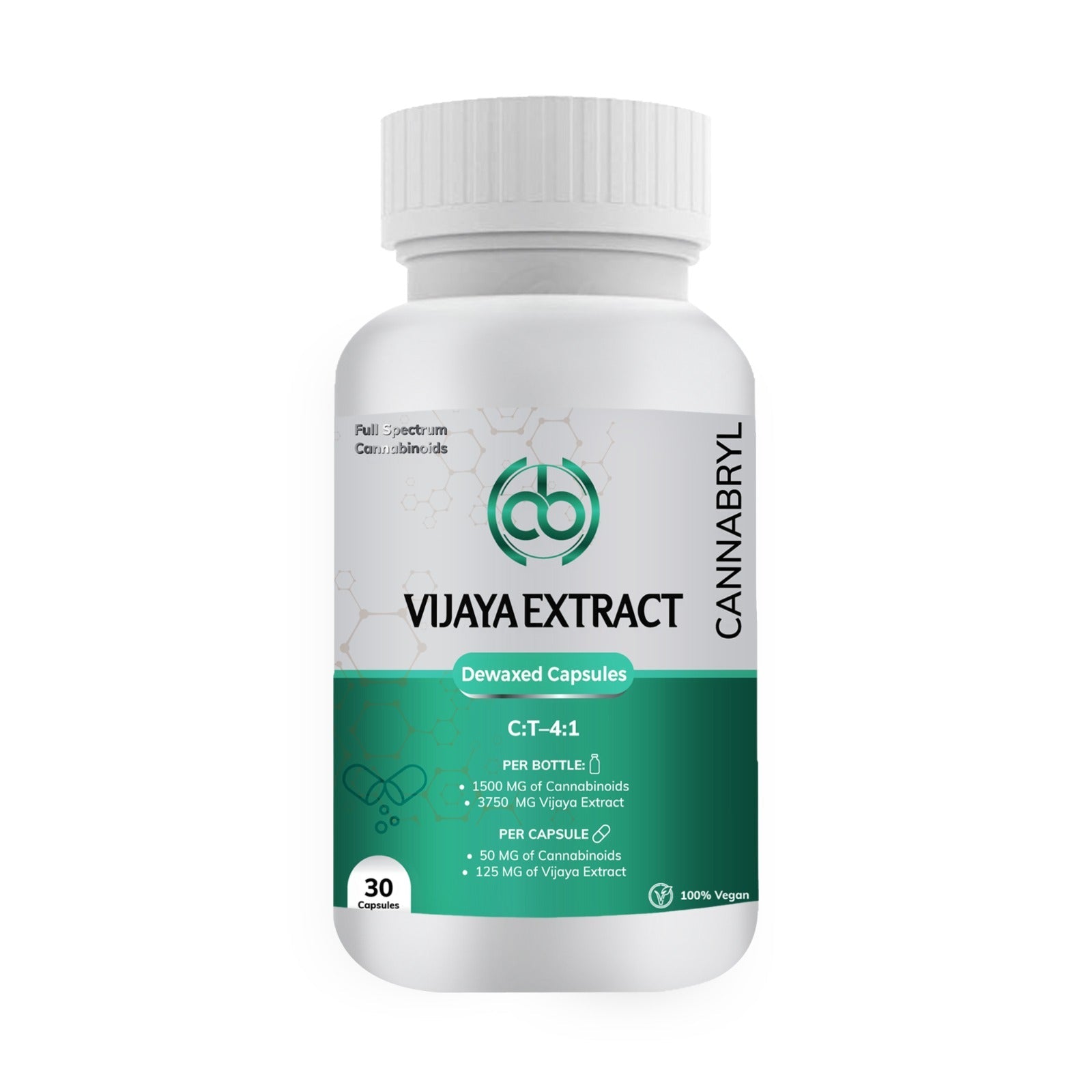 Cannabryl Capsules - 1500 mg - 30 CapsulesHealthcareIndogenixCBD Shop of India™