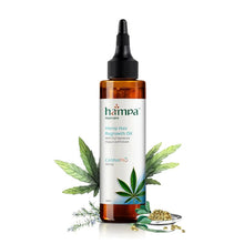 Load image into Gallery viewer, Hampa Wellness Regrowth Oil: A compact plastic bottle of Hampa Wellness Regrowth Oil, featuring a twist-off cap and a label highlighting its natural ingredients, found at CBD Shop of India online store.
