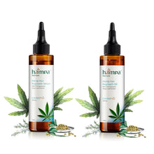 Load image into Gallery viewer, Hampa Wellness Hair Regrowth Oil and Serum: A duo pack including Hampa Wellness Hair Regrowth Oil and Serum, presented in a coordinated box with usage instructions, found at CBD Shop of India online store.
