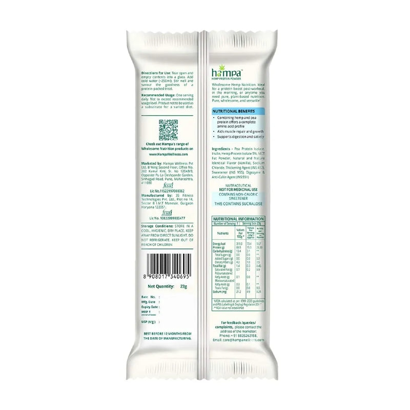 White package with green text and a barcode on a white background