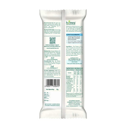 White package with green text and a barcode on a white background
