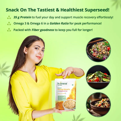 Hampa: Roasted Hemp Hearts with Himalayan Pink Salt - 100g