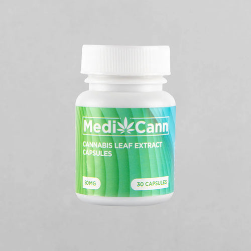 A package of Medicann cannabis leaf extract encapsulated.