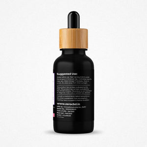 Grand Daddy Purple Zero CBD Tincture: 500mg Broad Spectrum CBD Oil (30ml)