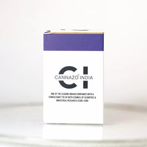 A product box with "CANNAZO INDIA" branding against a plain background.