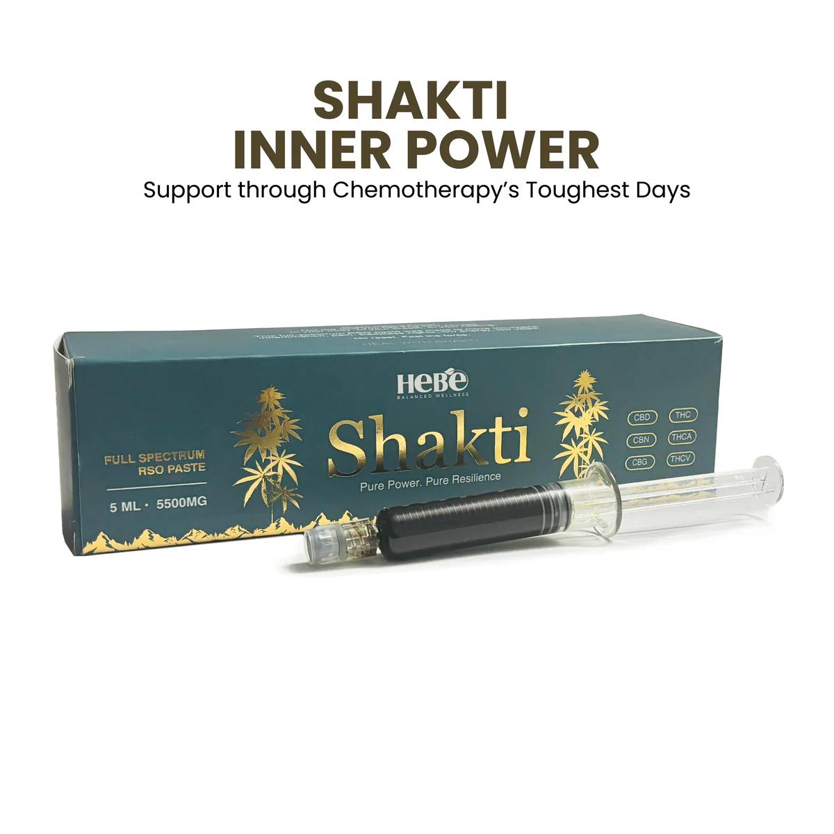 Shakti Inner Power product packaging with a syringe on a white background