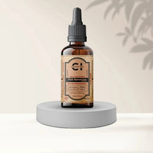 Load image into Gallery viewer, a bottle of full-spectrum cbd tincture on a white platform.
