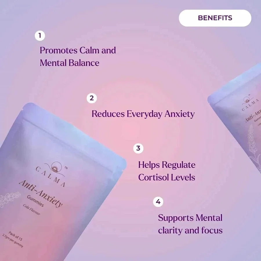 Calma: Anti Anxiety Gummies Calm Your Mind. Balance Your Mood