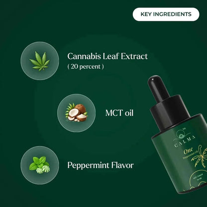 Calma: One - CBD Oil for Stress, Sleep & Recovery  10-30ml