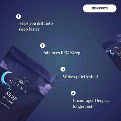 Calma: Sleep Gummies Fall Asleep Faster, Wake Up Refreshed