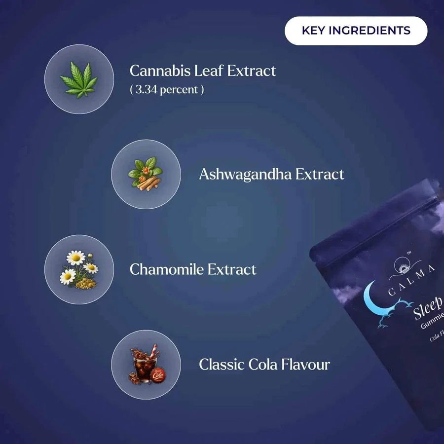 Calma: Sleep Gummies Fall Asleep Faster, Wake Up Refreshed