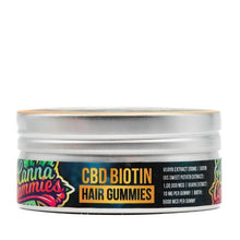 Load image into Gallery viewer, Ayurvedic Hair Gummies: Harness the wisdom of Ayurveda with our unique blend of CBD, Biotin, and Vijaya Extract. Support healthy hair naturally.  
