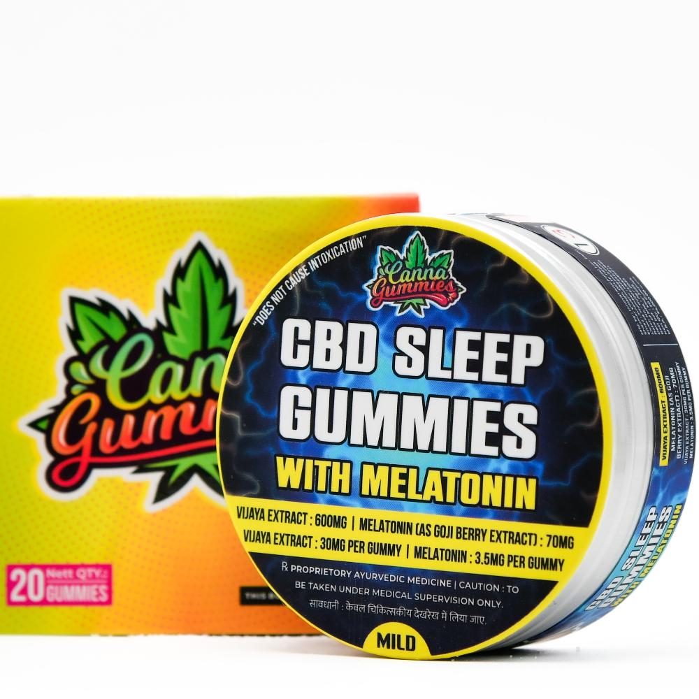 Enjoy a restful night's sleep with Canna Gummies and melatonin