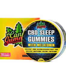 Load image into Gallery viewer, Fall asleep faster and wake up refreshed with CBD Sleep Gummies
