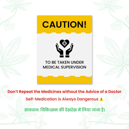 Caution: Use Cannarma Hemp Extract Oil under doctor's guidance. Avoid self-medication.