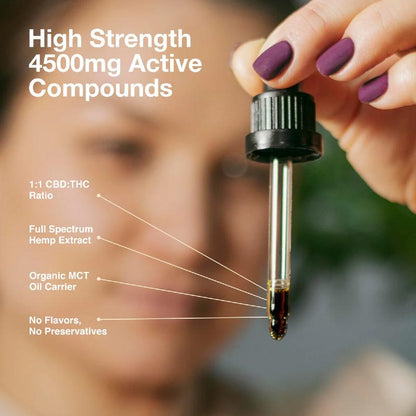 Hebe: Balance 1:1 Full spectrum CBD oil - 4500mg (30ml)