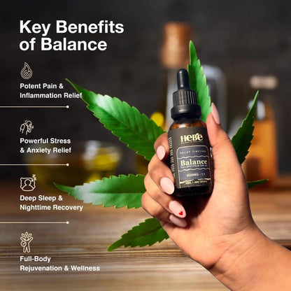 Hebe: Balance 1:1 Full spectrum CBD oil - 4500mg (30ml)