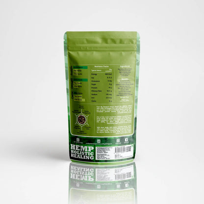 Green package of Hemp Healing on a white background