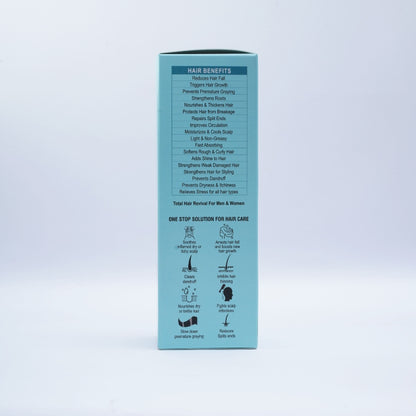 Blue box with text and icons on a light gray background