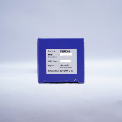 Blue box with a label on a gradient background