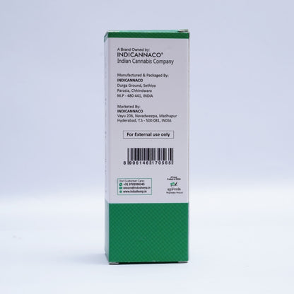 Box with Indicannaco branding on a white background