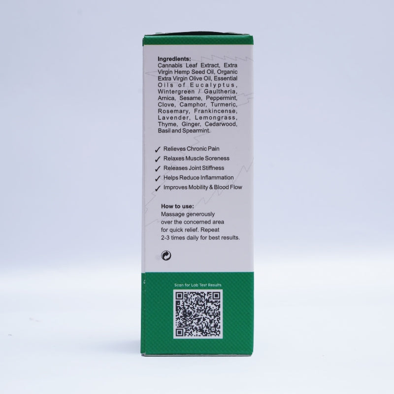 Product packaging with ingredient list and usage instructions on a white background