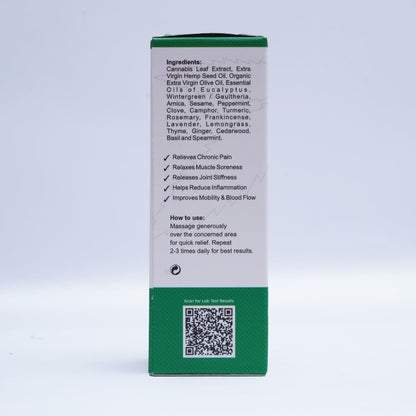 Product packaging with ingredient list and usage instructions on a white background