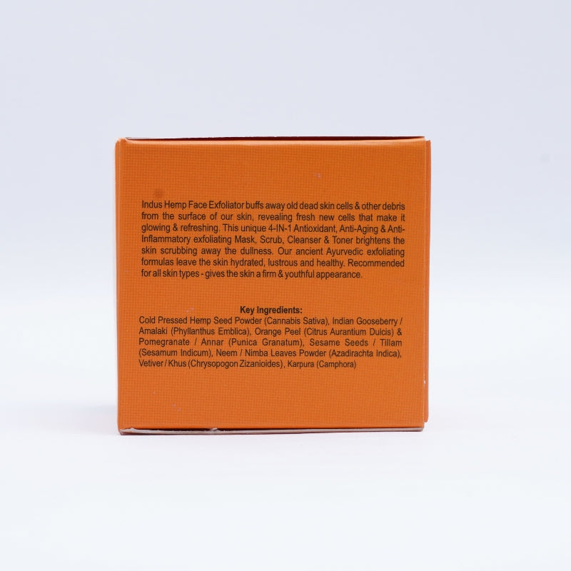 Orange box with text on a white background