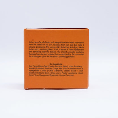 Orange box with text on a white background