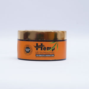 Jar of Hemp skincare product on a white background