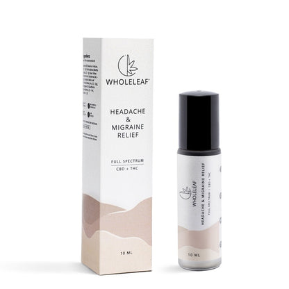 WHOLELEAF MigroHeal product with packaging on a white background