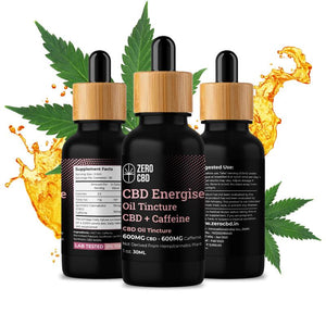  CBD + Caffeine Tincture (Dropper) - Energy & Focus Support