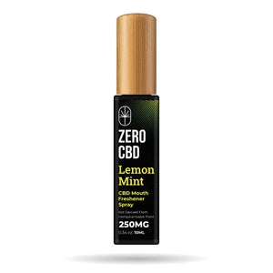 Pocket-Sized Refreshment: Zero CBD Lemon Mint CBD Mouth Spray. (10ml bottle)