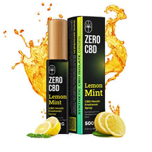 Load image into Gallery viewer, Zero CBD Lemon Mint Oral Spray: A burst of citrus freshness for on-the-go wellbeing. (10ml spray bottle)
