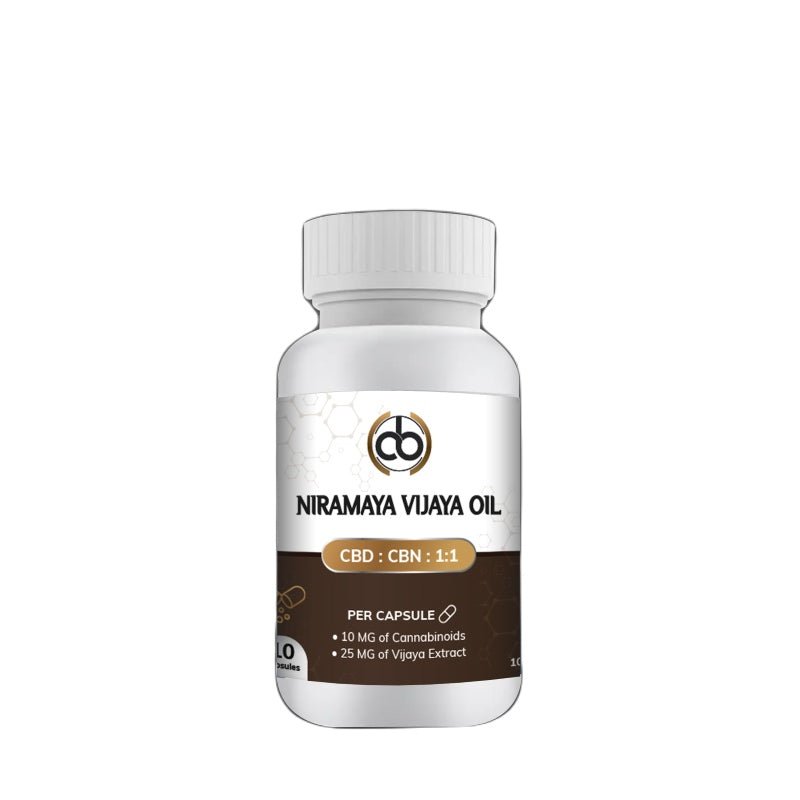Cannabryl CBD+CBN 1:1 - Vijaya Nirmaya - 30 CapsulesCBN OilIndogenixCBD Shop of India™