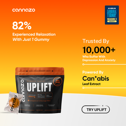Cannazo: Uplift Gummies - Full spectrum + Terpenes – 3150mg