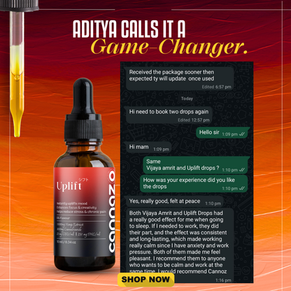 Cannazo Uplift Drops – THC Dominant | 10000mg